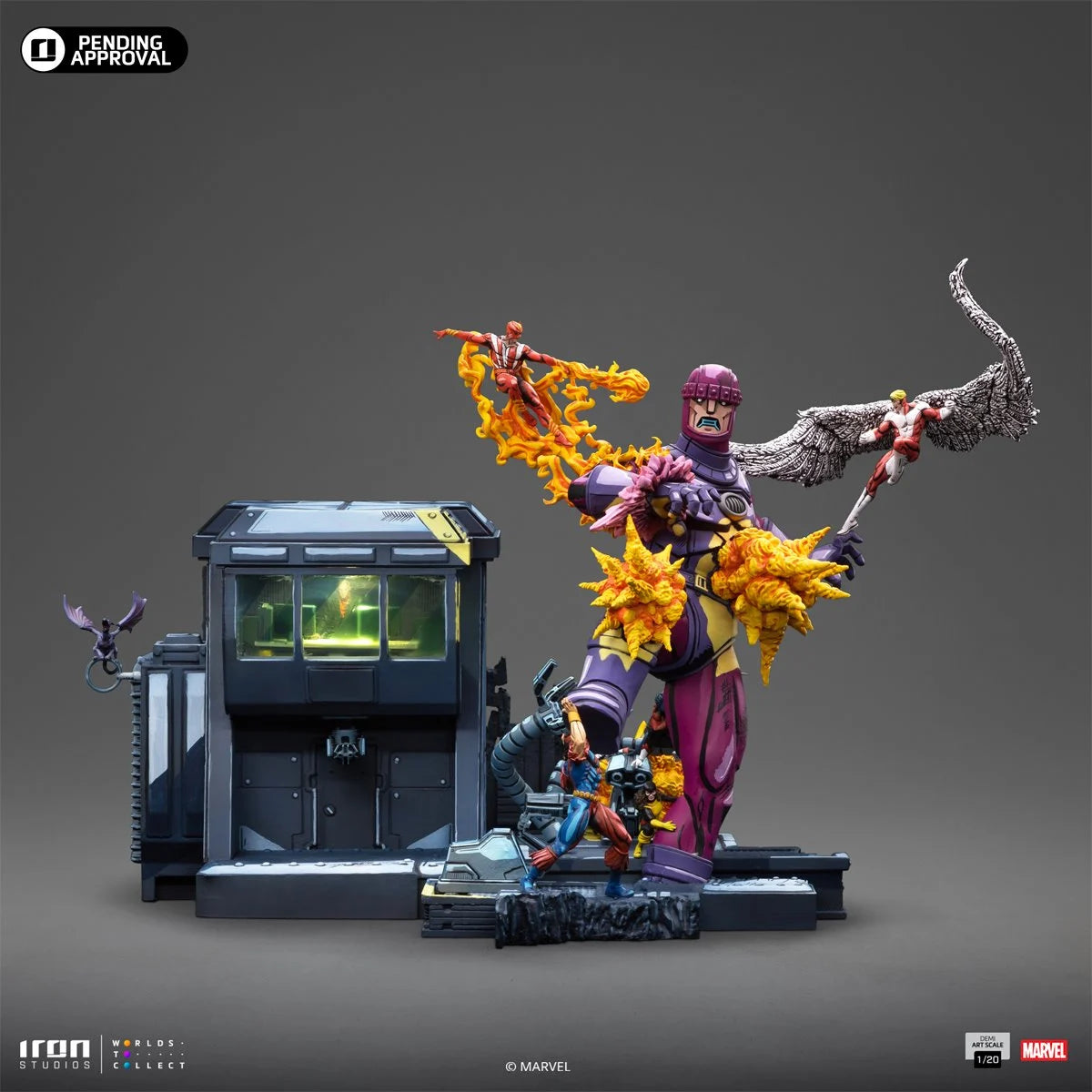 *Pre-Order* Iron Studios X-Men Danger Room Comic Color Variant 1:20 Demi Art Scale Diorama B Statue | Grade A