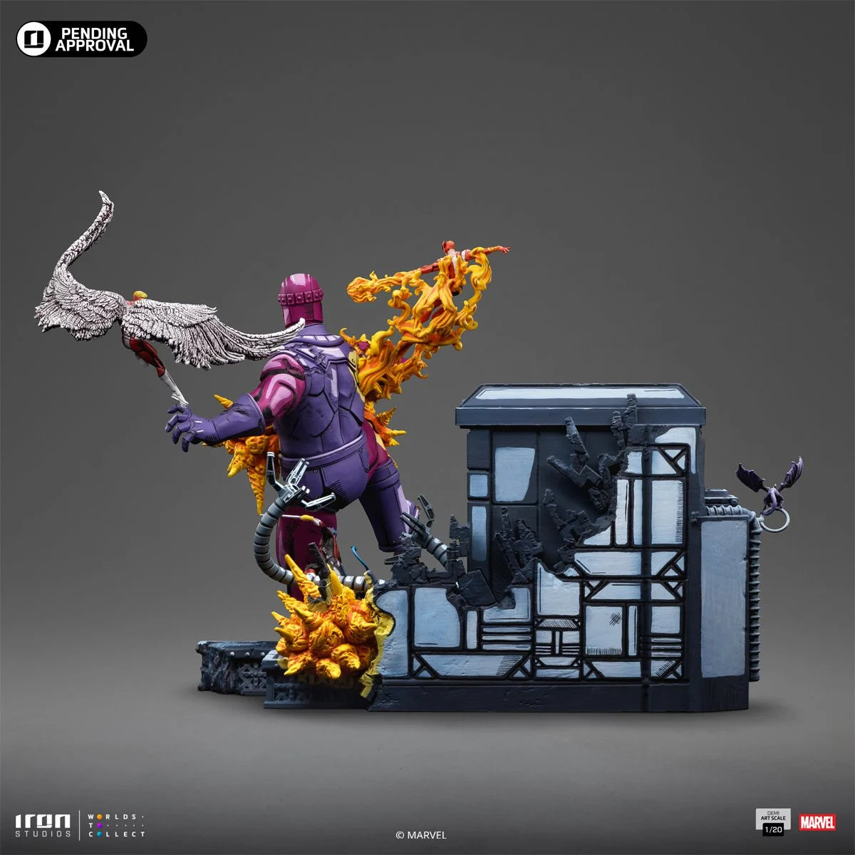 *Pre-Order* Iron Studios X-Men Danger Room Comic Color Variant 1:20 Demi Art Scale Diorama B Statue | Grade A