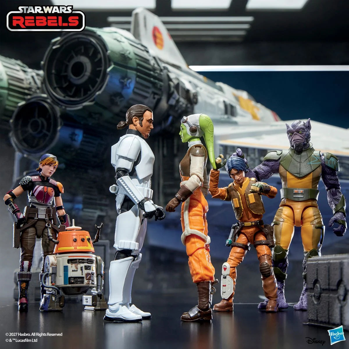 *Pre-Order* Star Wars The Vintage Collection Lothal Rebels 3-Pack Sabine Wren Ezra Bridger Kanan Jarrus | Grade A