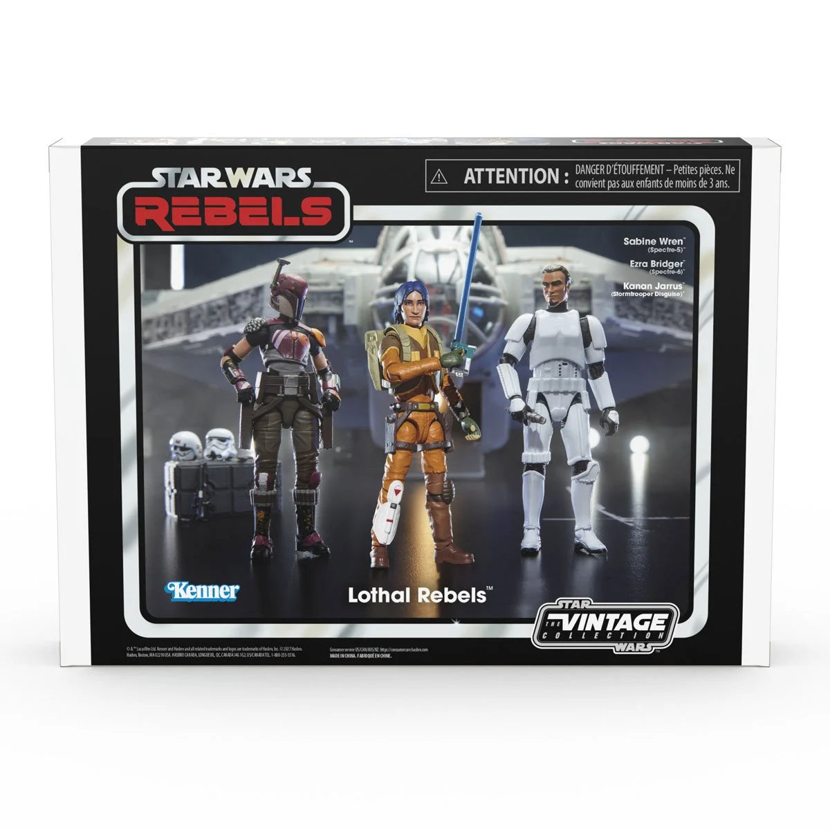 *Pre-Order* Star Wars The Vintage Collection Lothal Rebels 3-Pack Sabine Wren Ezra Bridger Kanan Jarrus | Grade A