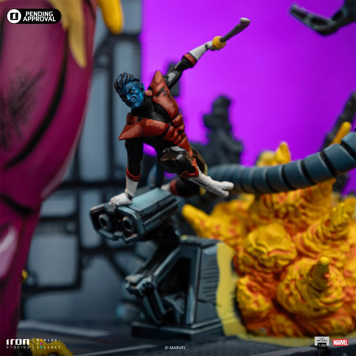 *Pre-Order* Iron Studios X-Men Danger Room Comic Color Variant 1:20 Demi Art Scale Diorama B Statue | Grade A