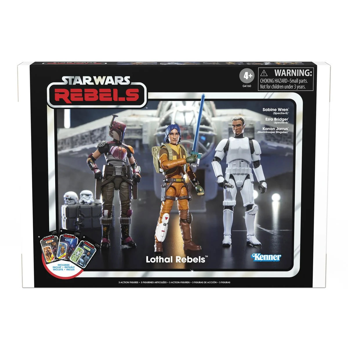 *Pre-Order* Star Wars The Vintage Collection Lothal Rebels 3-Pack Sabine Wren Ezra Bridger Kanan Jarrus | Grade A