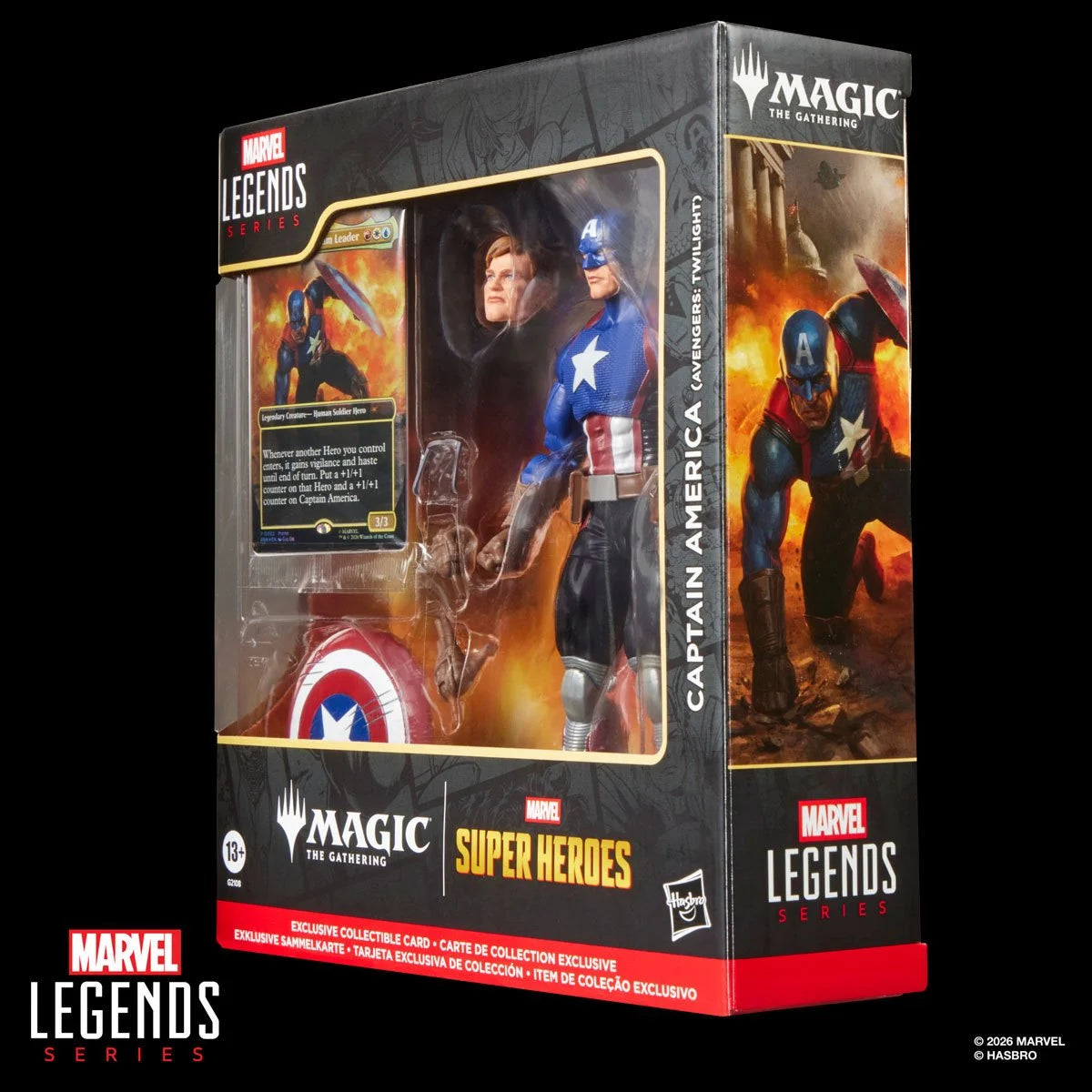 *Backorder* Hasbro Marvel Legends Captain America Avengers: Twilight 6-Inch Figure & MTG Card | Grade A