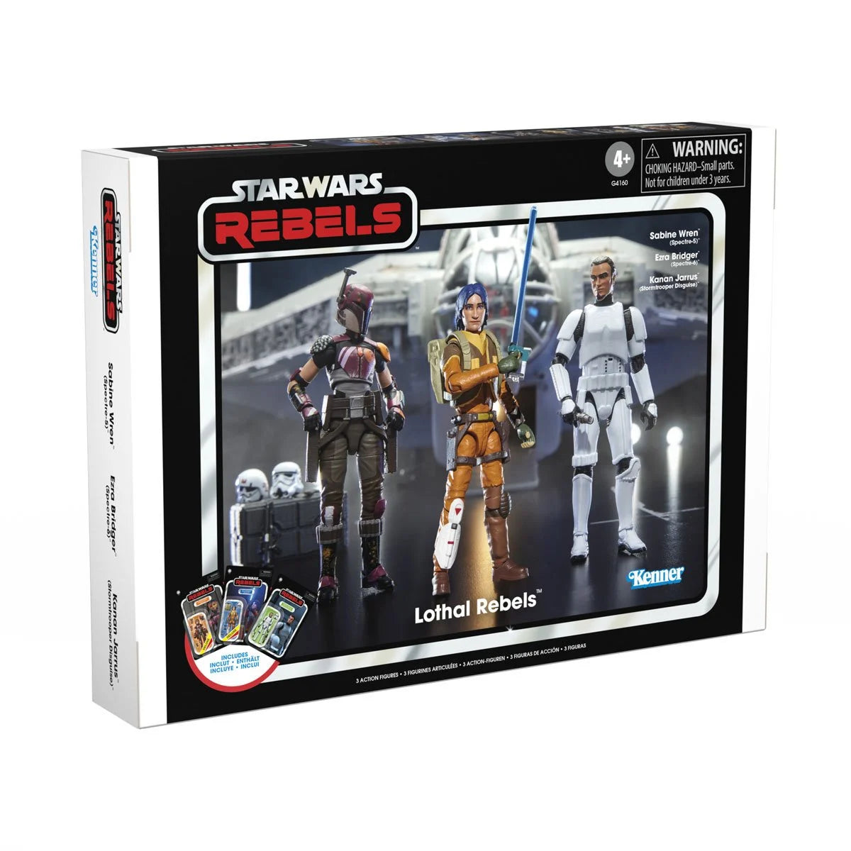 *Pre-Order* Star Wars The Vintage Collection Lothal Rebels 3-Pack Sabine Wren Ezra Bridger Kanan Jarrus | Grade A
