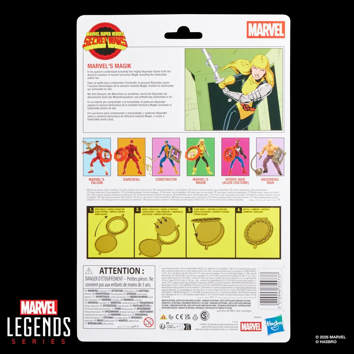 *Backorder* Hasbro Marvel Legends Secret Wars Marvel's Magik 6-Inch Action Figure | Grade A