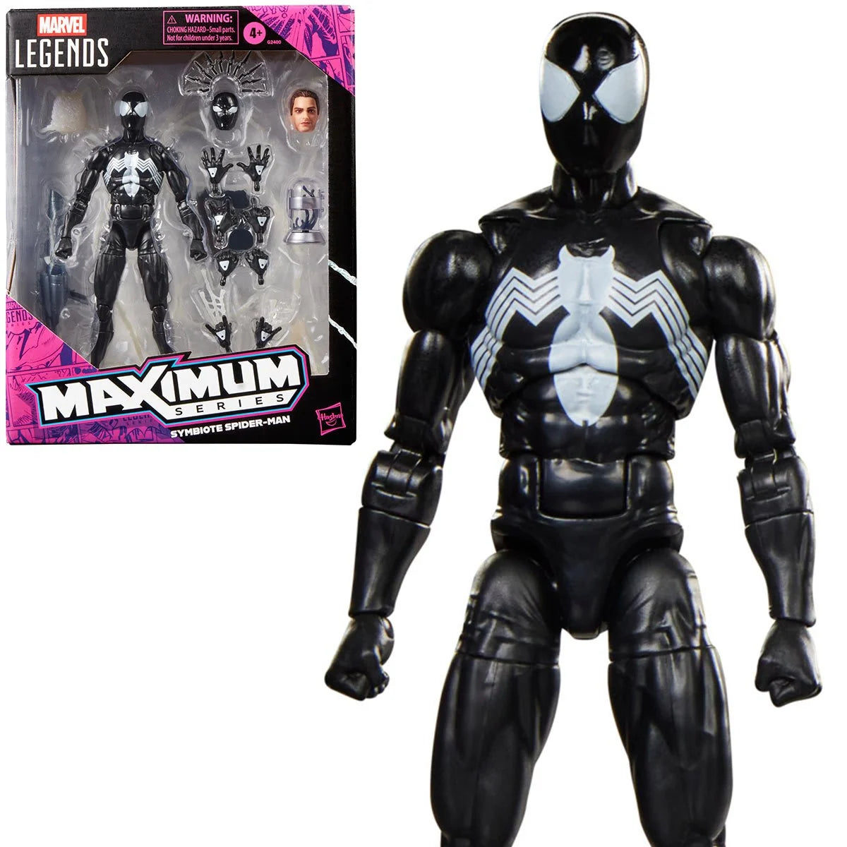*Backorder* Hasbro Marvel Legends Maximum Series Symbiote Spider-Man 6-Inch Figure | Grade A