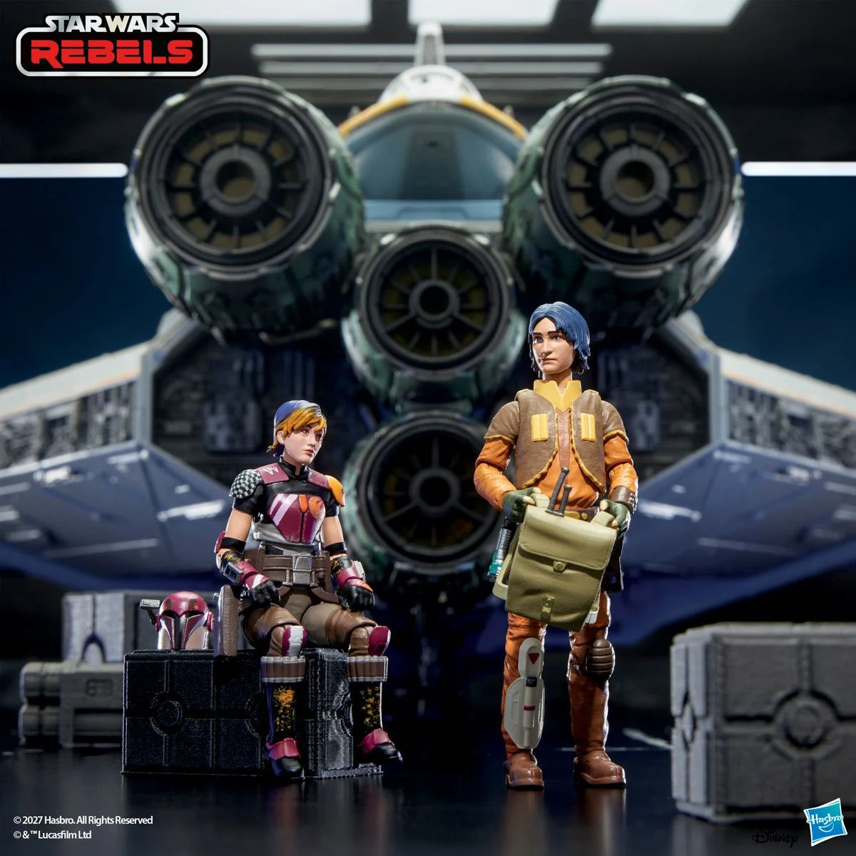 *Pre-Order* Star Wars The Vintage Collection Lothal Rebels 3-Pack Sabine Wren Ezra Bridger Kanan Jarrus | Grade A